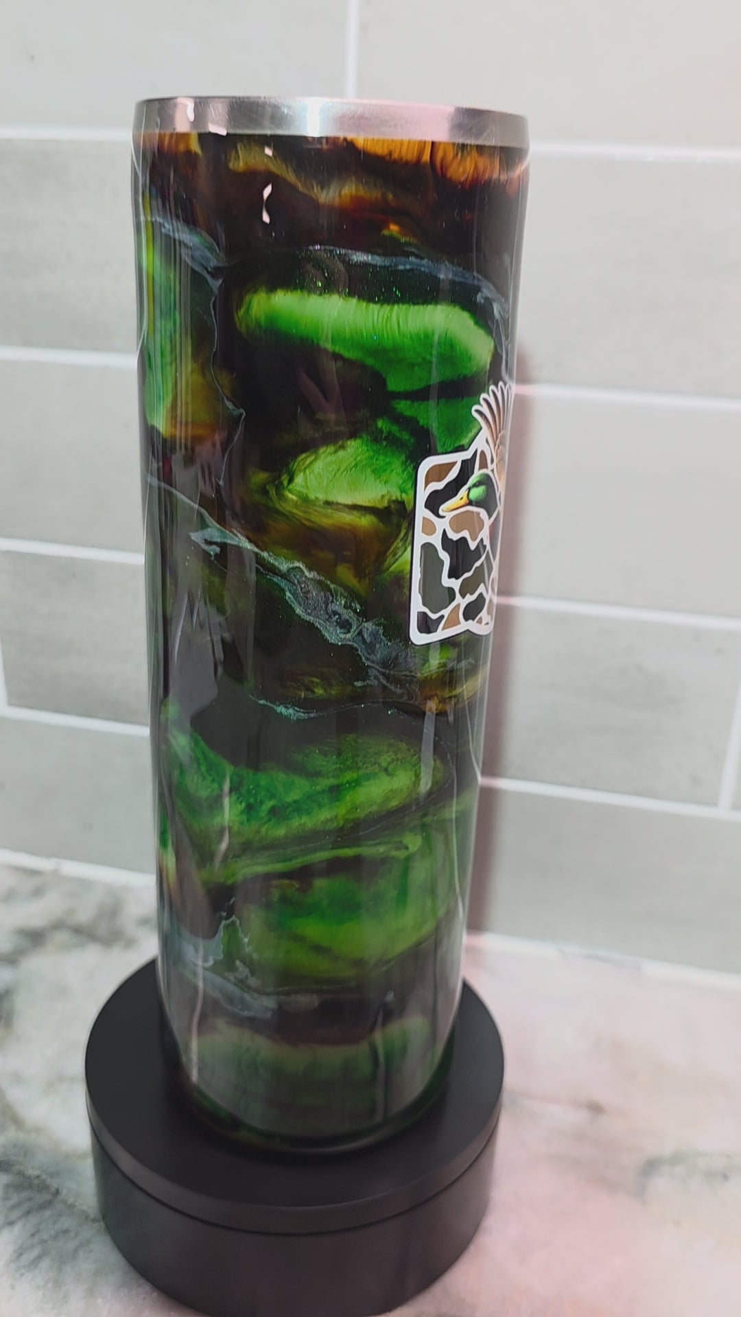Duck camo-30oz skinny