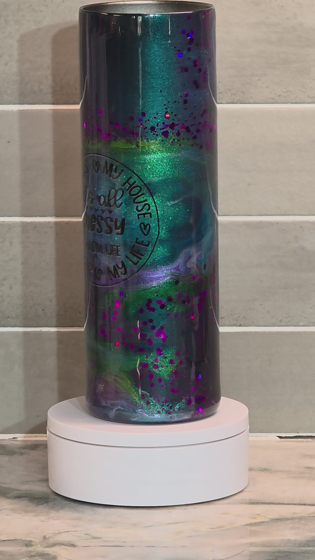 Messy Mom Life Aurora Tumbler