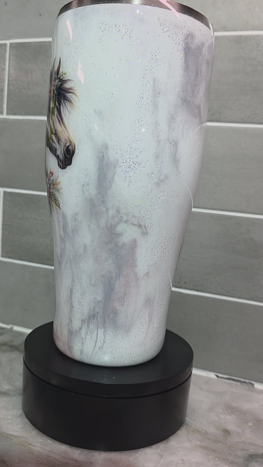 Blush Bridle-32oz coffee caddy