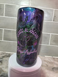 Just a Mom Trying Not to Raise Assholes Tumbler 20 oz