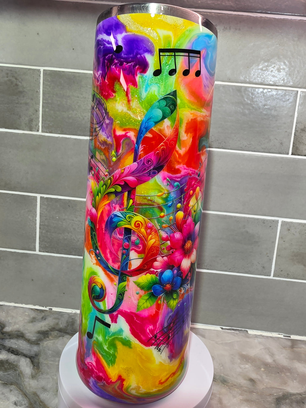 Music Lover Rainbow Tumbler 30oz