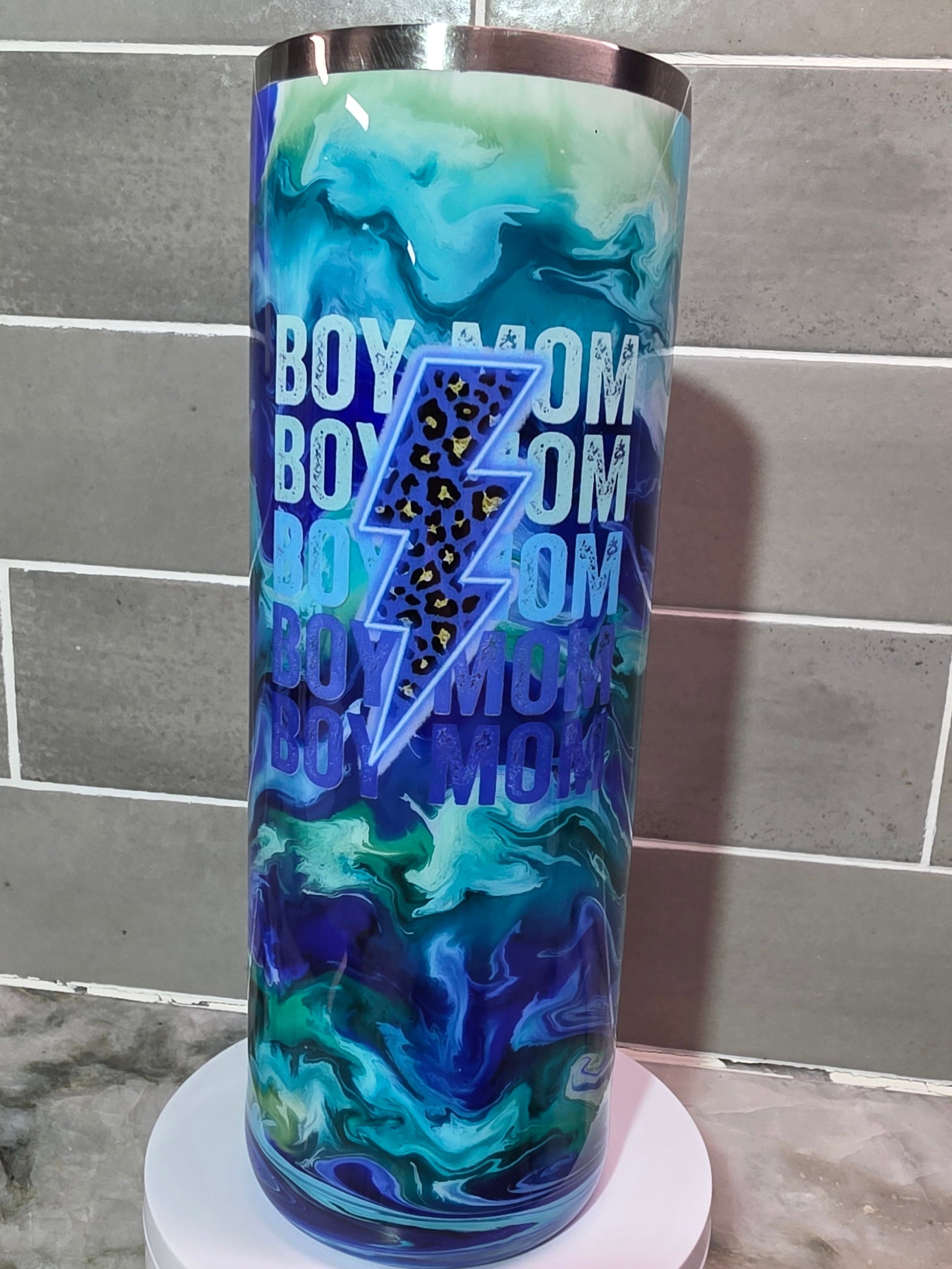 Boy mom 20oz epoxy tumbler