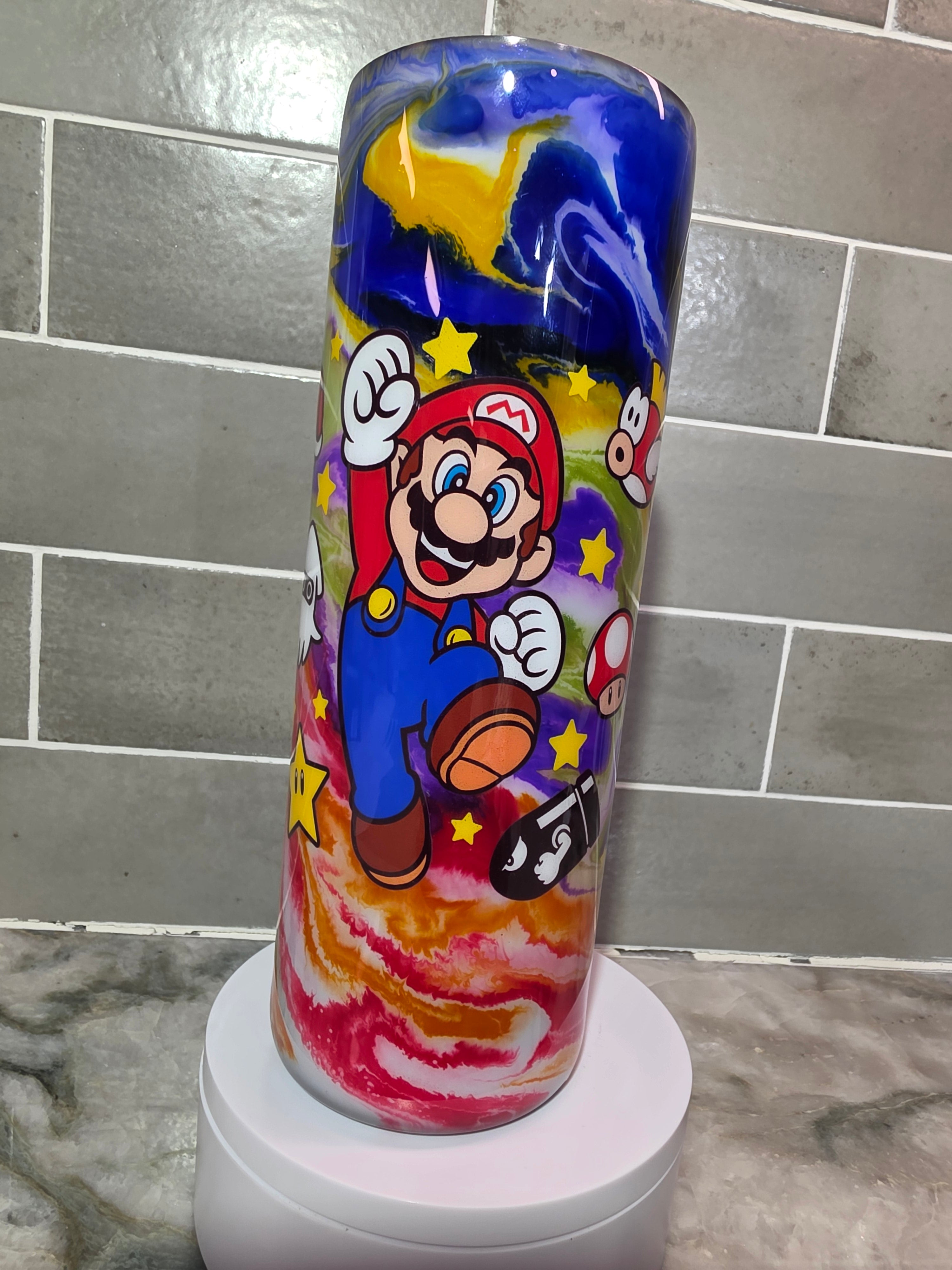 Retro Gamer Swirl Tumbler 20oz