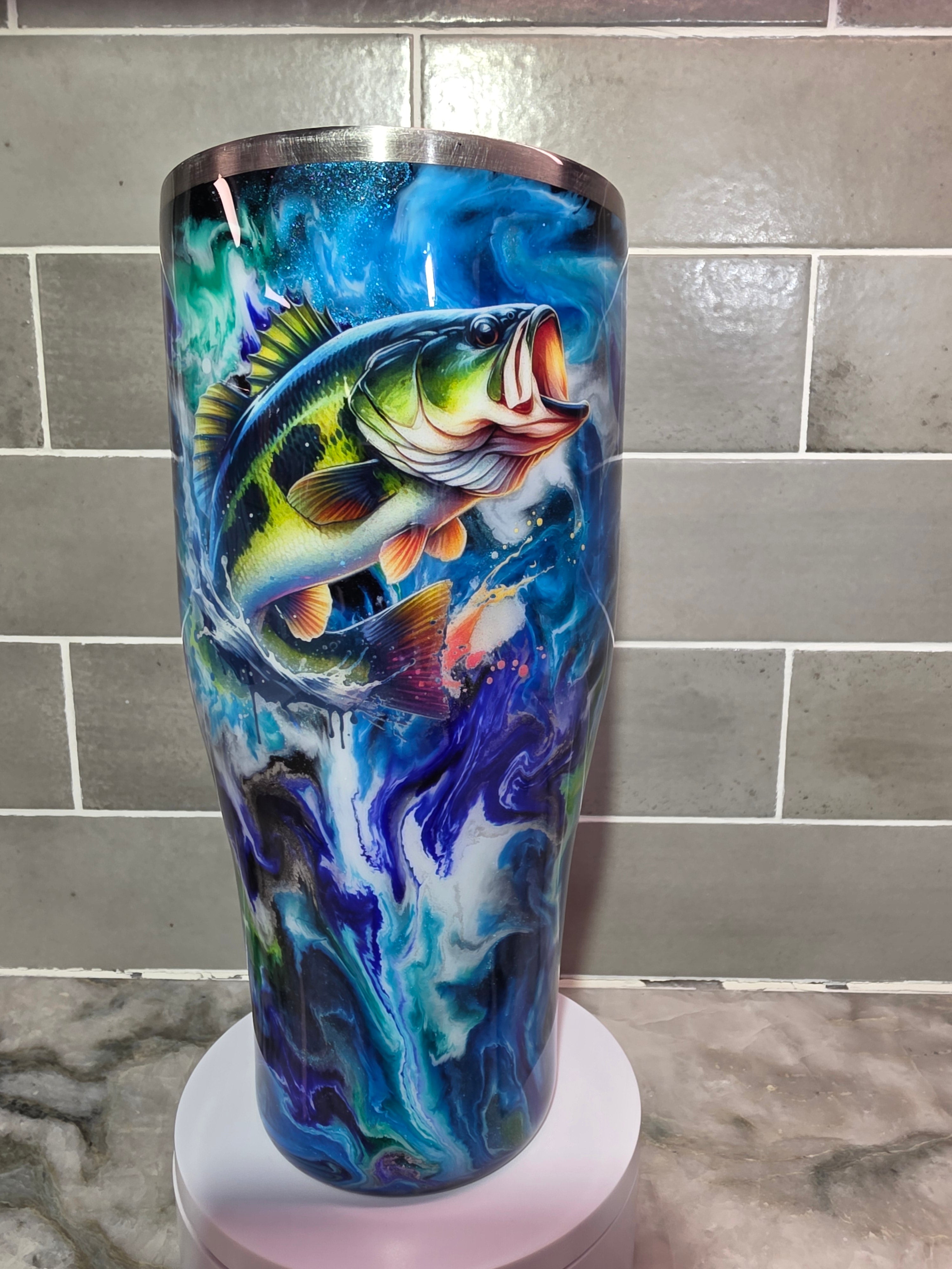 Big Catch Bass Coffee Caddy 32oz