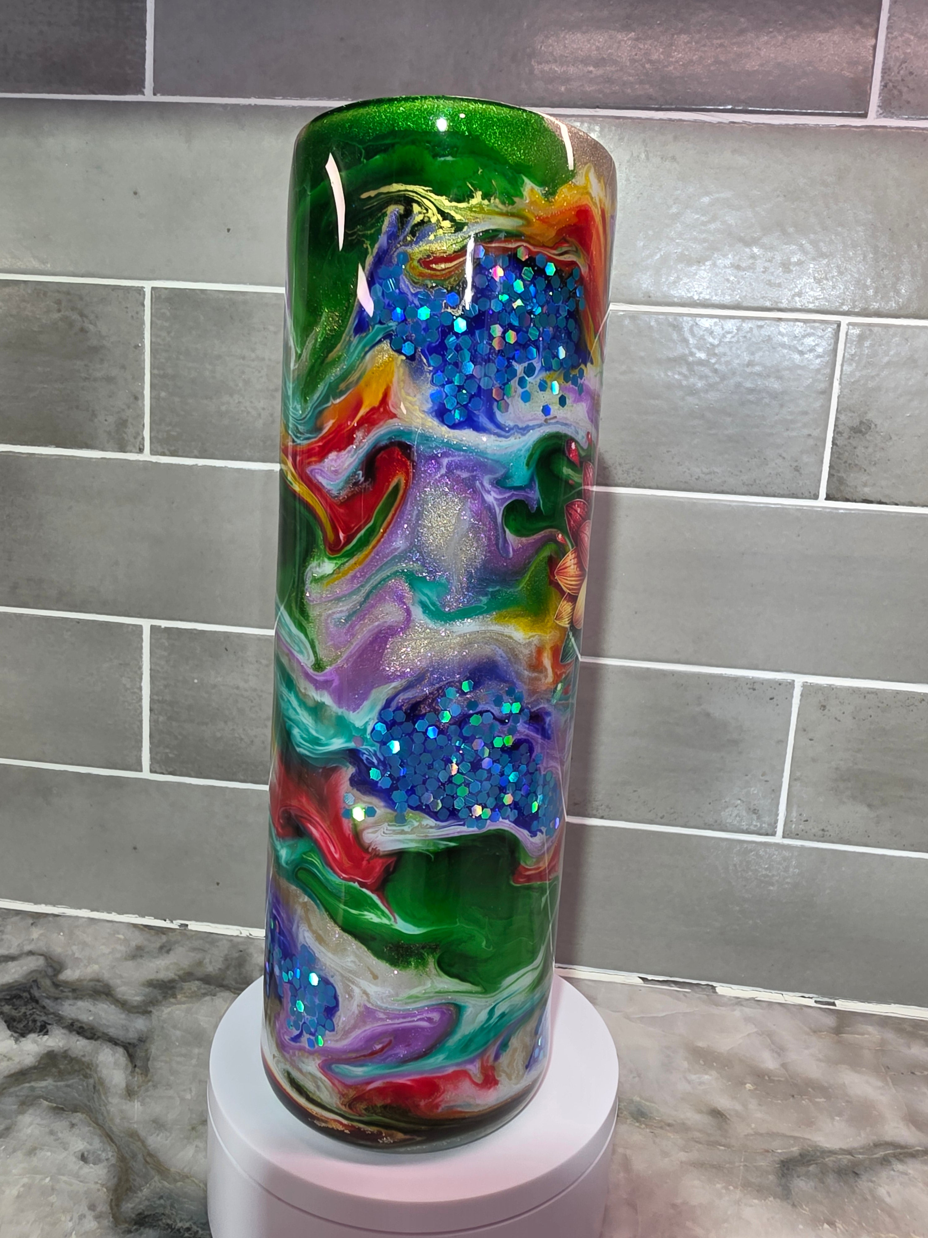 Rainbow Bloom Tumbler