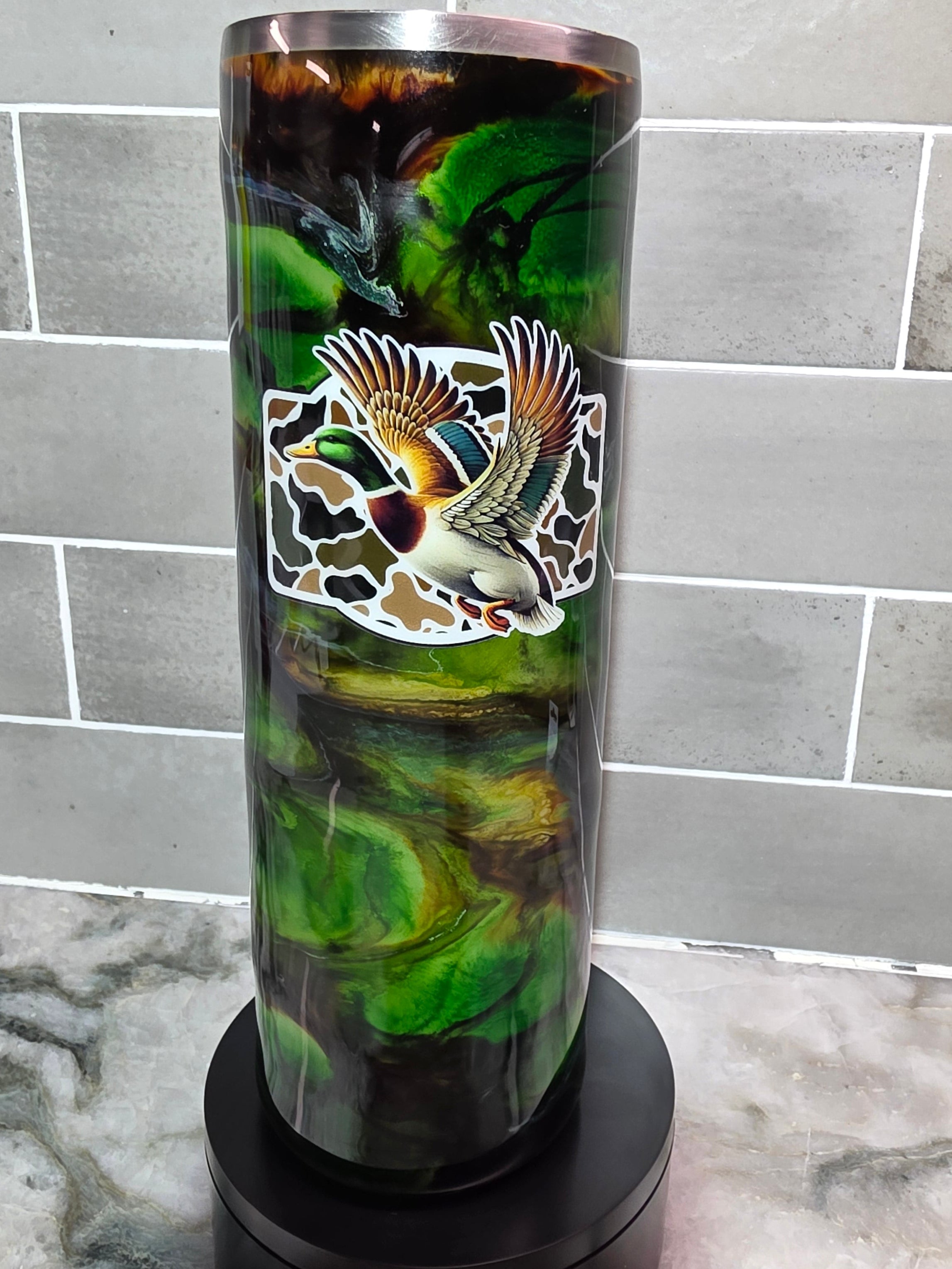 Duck camo-30oz skinny