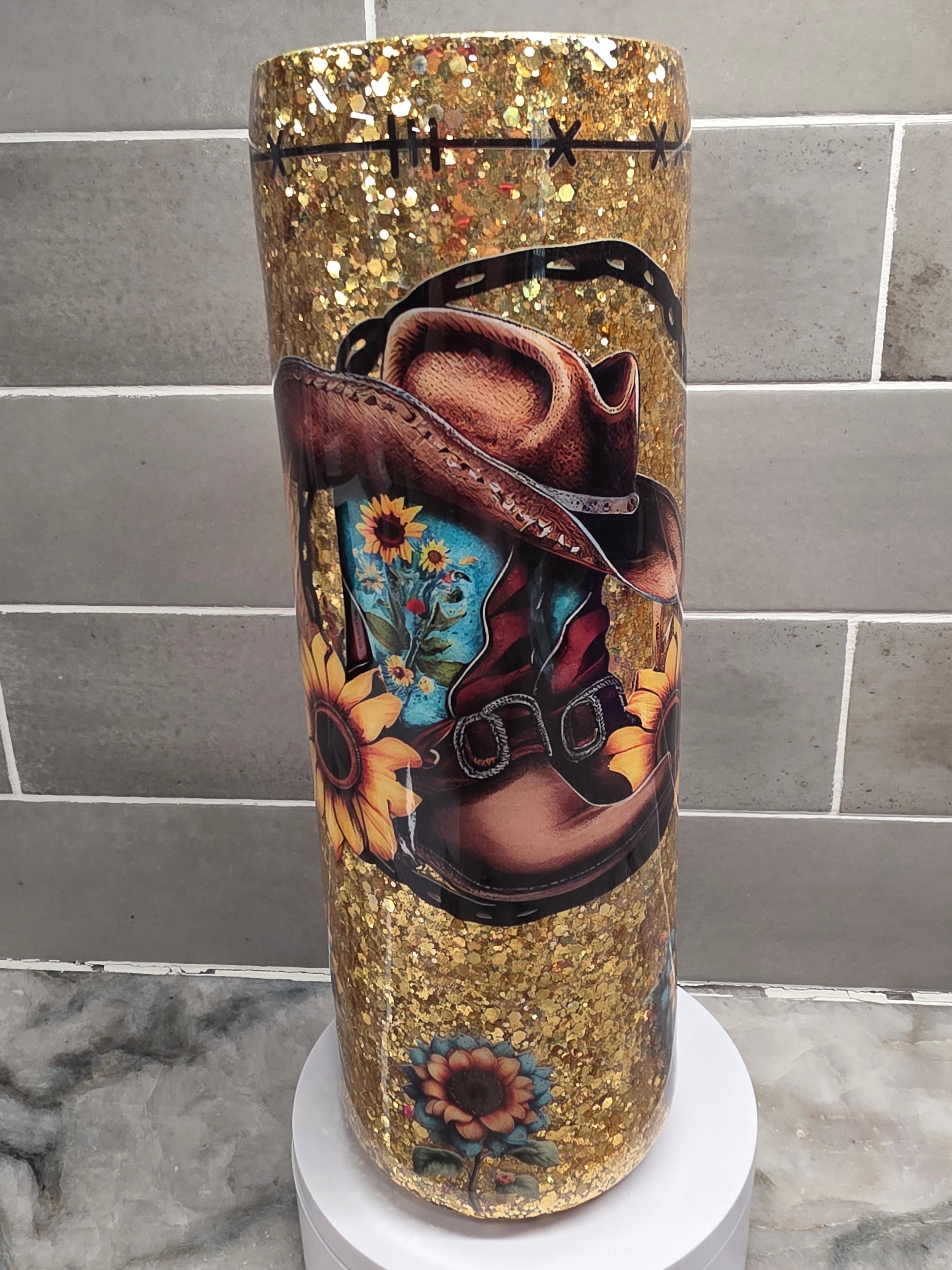 Princess wears boots 30oz epoxy tumbler