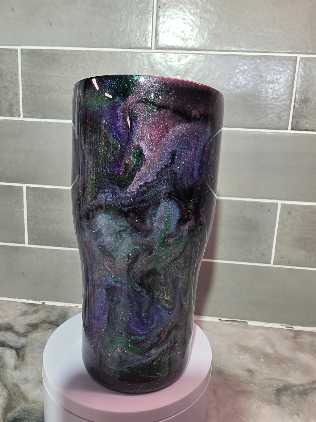 Just a Mom Trying Not to Raise Assholes Tumbler 20 oz