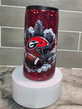 12 oz Slim Can Koozie – Georgia Game Day Glitter